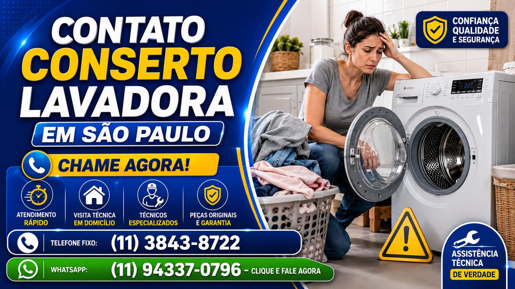 Contato Conserto Lavadora em São Paulo