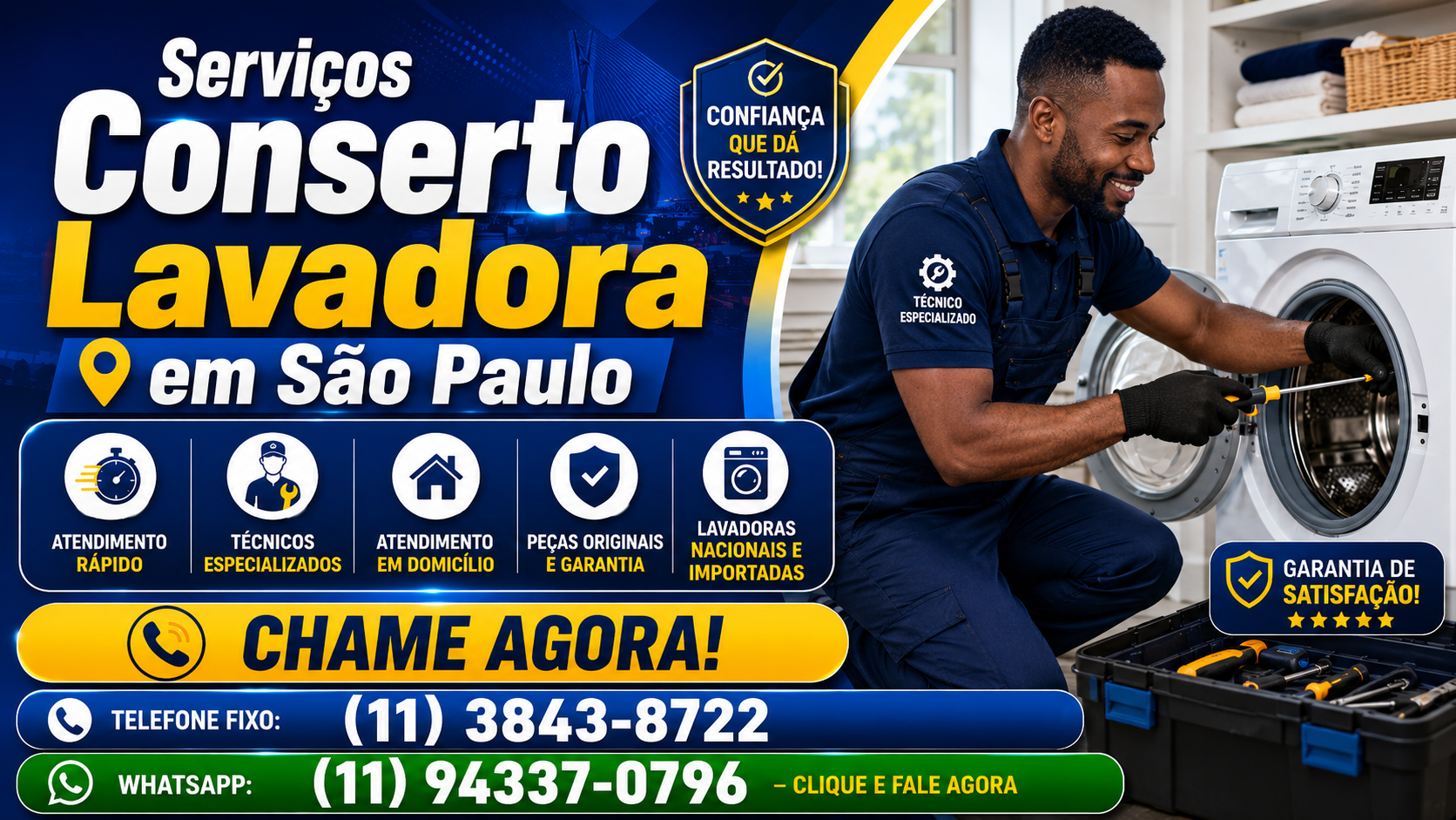 Serviços Conserto Lavadora em São Paulo